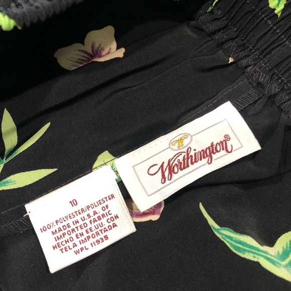 Vintage Casual Hawaiian Button Shirt Skorts Culotte Two Piece Outfit Set USA - Picture 15 of 16